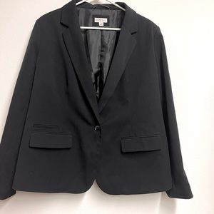 Merona Plus Size Black Blazer - Size 18W